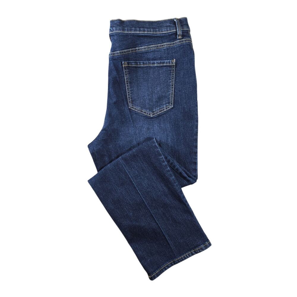 Gloria Vanderbilt Amanda Blue Jeans Womens 18 Short Stretch Tapered Madison